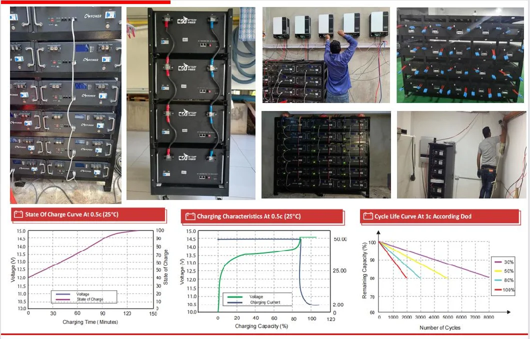 Csbattery 12V 24V 48V 100ah 150ah 200ah Lithium Battery Pack Long Life LiFePO4 Batteries for Solar Storage/Inverter/Electric Vehicle /Csg
